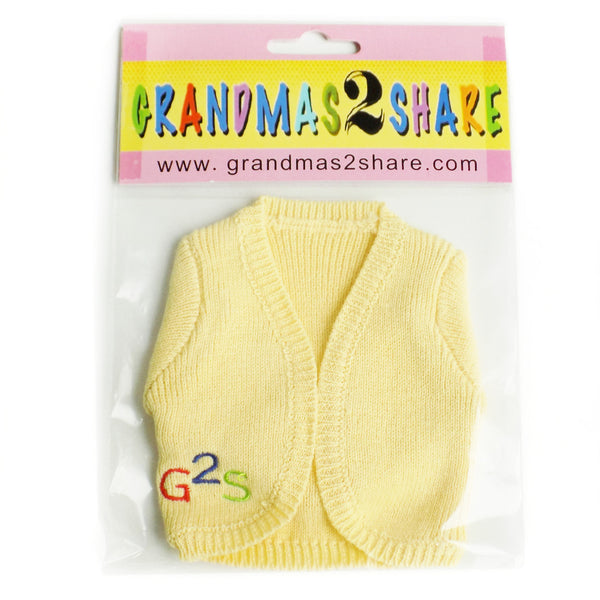 Grandmas2Share Yellow Doll Sweater